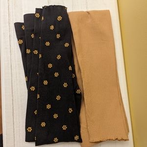 Little Co. By Lauren Conrad Ribbed Lettuce Edge Leggings